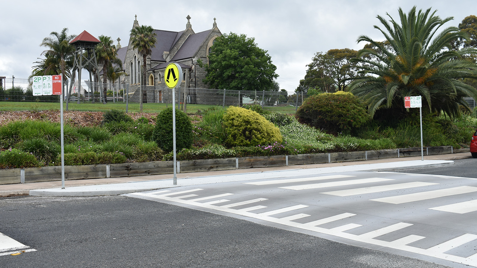 Pedestrian crossing St Mary's